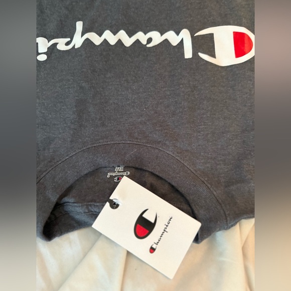 Men’s Champion Tee - Grey t-Shirt  Men’s LT - Brand New with Tags - Picture 3 of 3